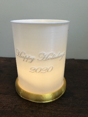 Holiday 2020 Commemorative Candle (back)